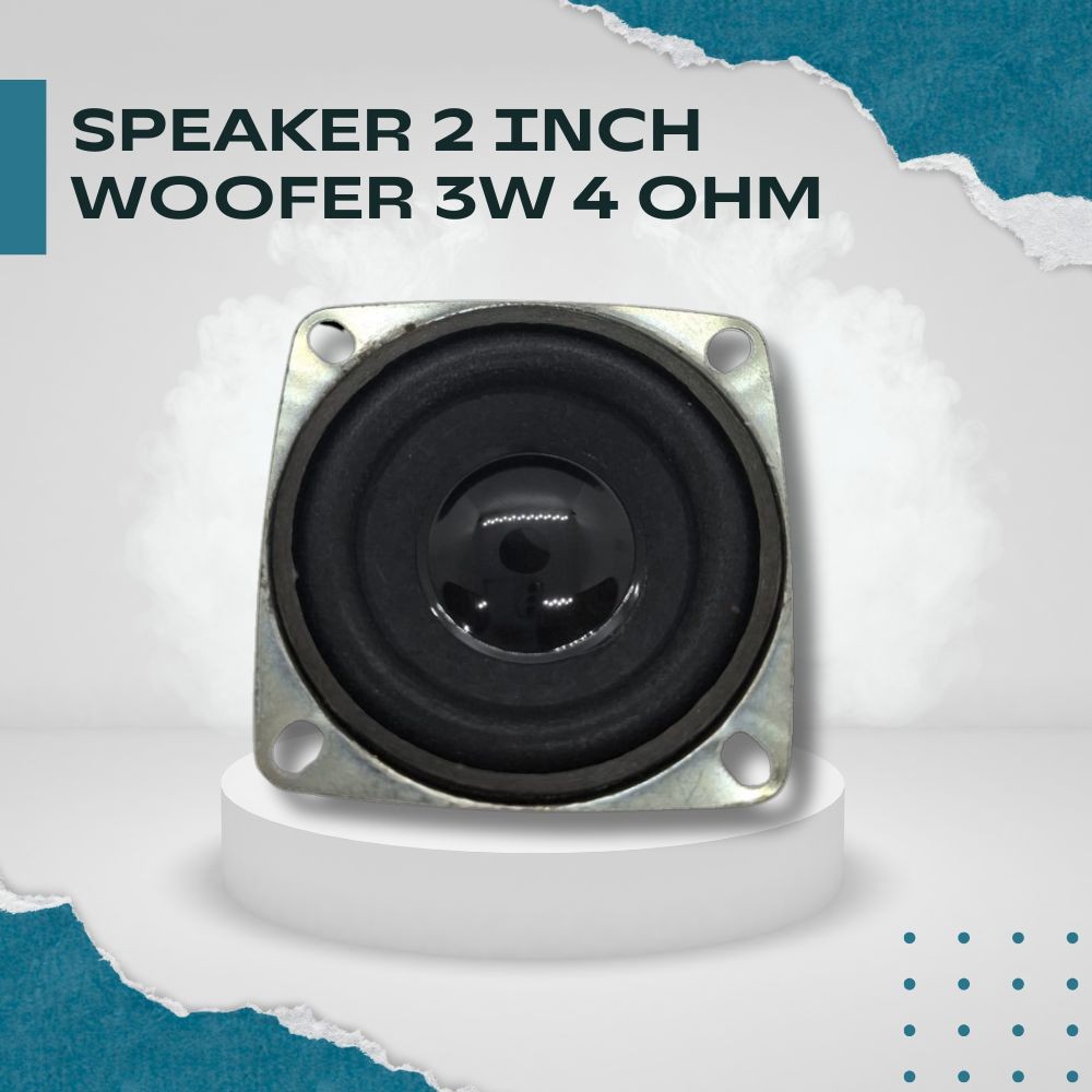 Speaker 2 Inch Woofer 3W 4 Ohm – Speaker Mini Proyek DIY Elektronik