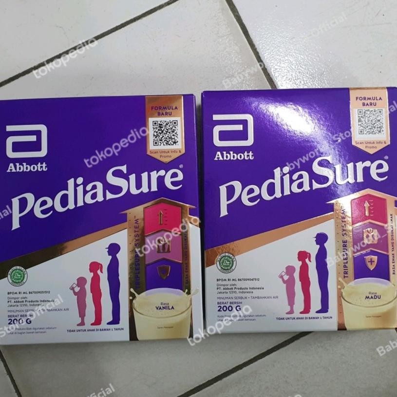 

PediaSure Box Susu Anak Usia 1-10 Tahun 200gr Rasa Vanila / Madu