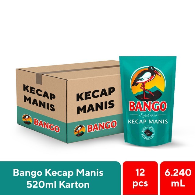 

NEW Bango Kecap Manis Asli 520ML (Isi 12) Rasa Benar-Benar Kecap PREMIUM