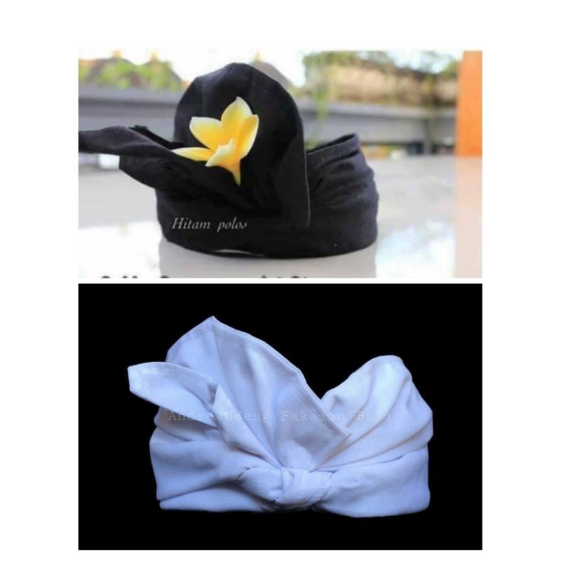 NEW Udeng  Bali putih polos | udeng putih jadi dan udeng setengah jadi