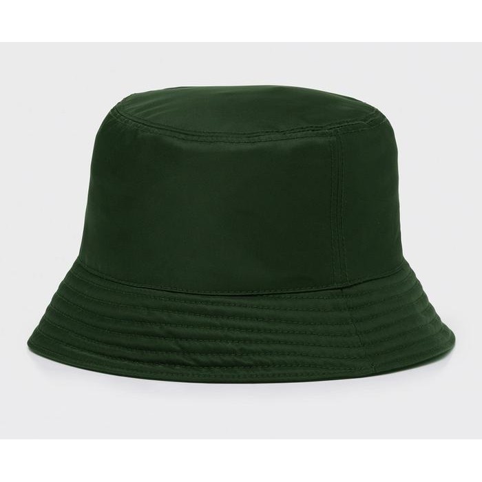 Topi Bucket Hat Premium Sablon Custom Satuan Full Warna - Putih, polos