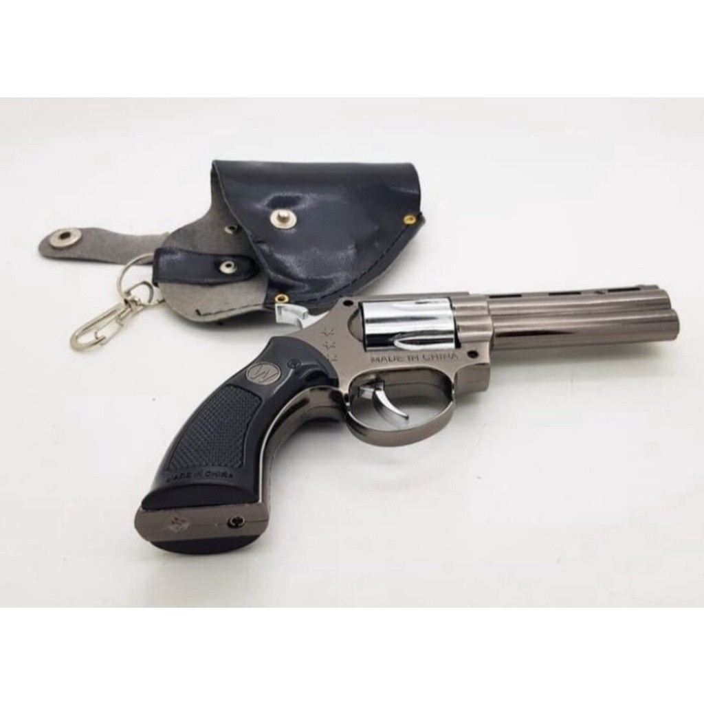 PROMO COD Korek Api Vintage KOREK API PISTOL PHYTON REVOLVER FULL BESI KOREK API UNIK