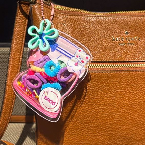 Karet Rambut Anak Lucu Karet Rambut Anak dalam Kemasan Gantungan Kunci Tas Lucu