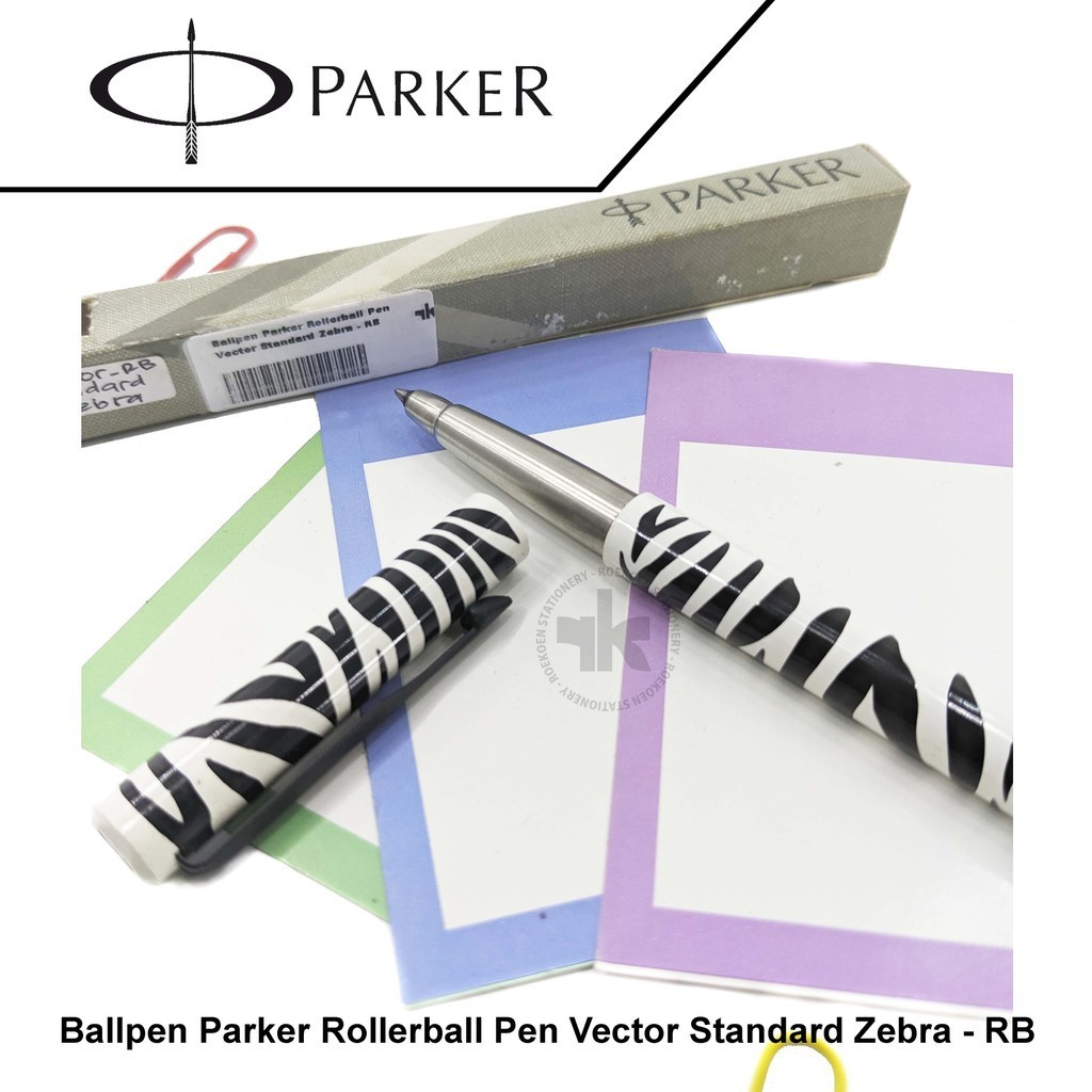 

Parker Ballpen Rollerball Pen Vector Standard Zebra - RB
