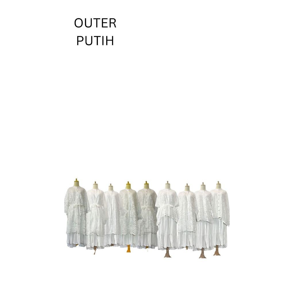 OUTER BROKAT PUTIH