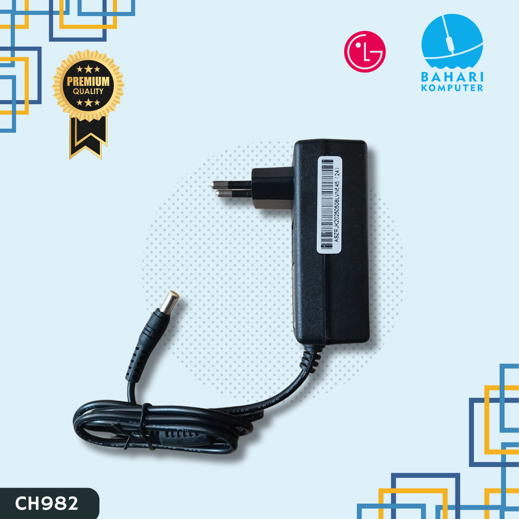 Adaptor Monitor LG 19v 2.1a 6.5 x 4.4mm | Adaptor LG 19v