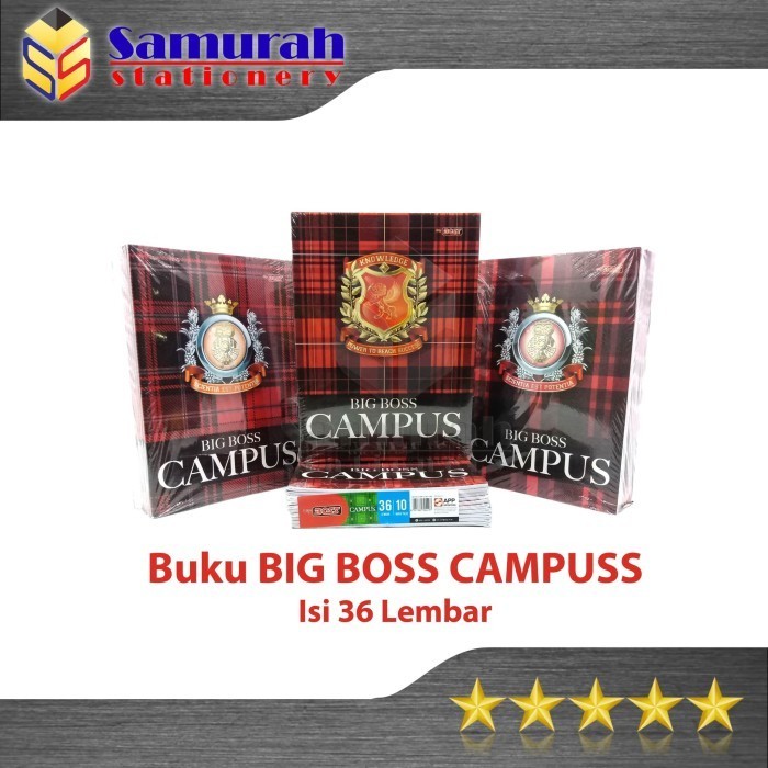 

Buku Tulis Sidu Big Boss Campus 36 Lembar / Bigboss Campuss 36 Lbr