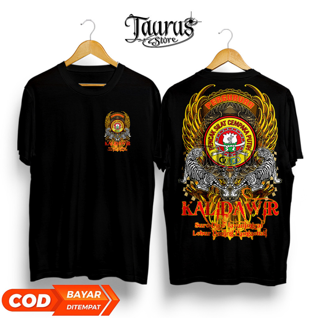 Clothing House [COD] KAOS T-Shirt Silat Cempaka Putih CP002 Sablon DTF Premium Baju Cotton Combads 3