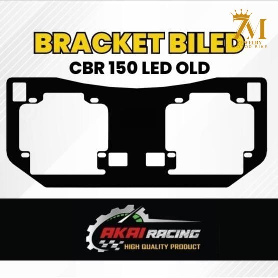 [ZM] Bracket Lampu Biled Projie Led Hid 2.5 Inch Motor CBR 150 Led Old Kualitas Terbaik