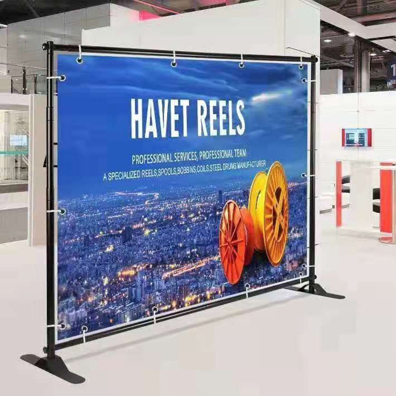 Jumbo Banner Stand 2.6m x 3.3m Giant Banner/Backdrop/ Backwall /Tripod Banner/ Tiang Backdrop Portab