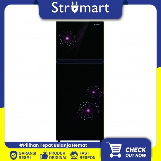 KULKAS 2 PINTU  SHARP SJ-317MG 317MG GARANSI RESMI