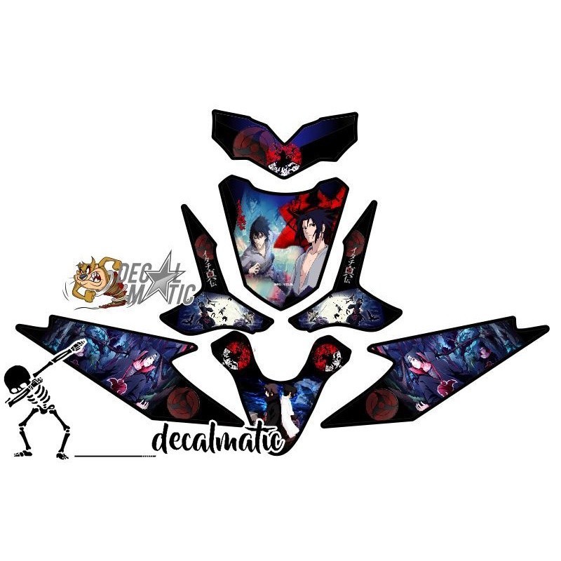 [Decal Anime] Stiker Full Body Beat (Beat Karbu, FI, FI ESP, Beat Deluxe, Street) Naruto Shipudden