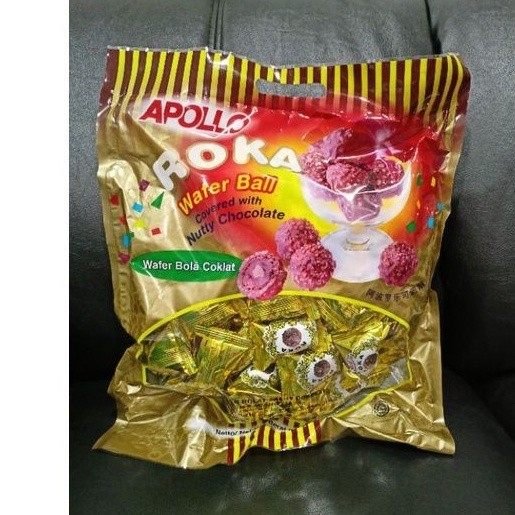 

coklat apollo roka 420 gr per bungkus isi 70 pcs/cemilan viral