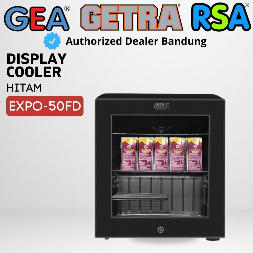 Showcase Cooler GEA EXPO-50FD Kulkas Pendingin Minuman Mini Bar EXPO 50 Garansi Resmi