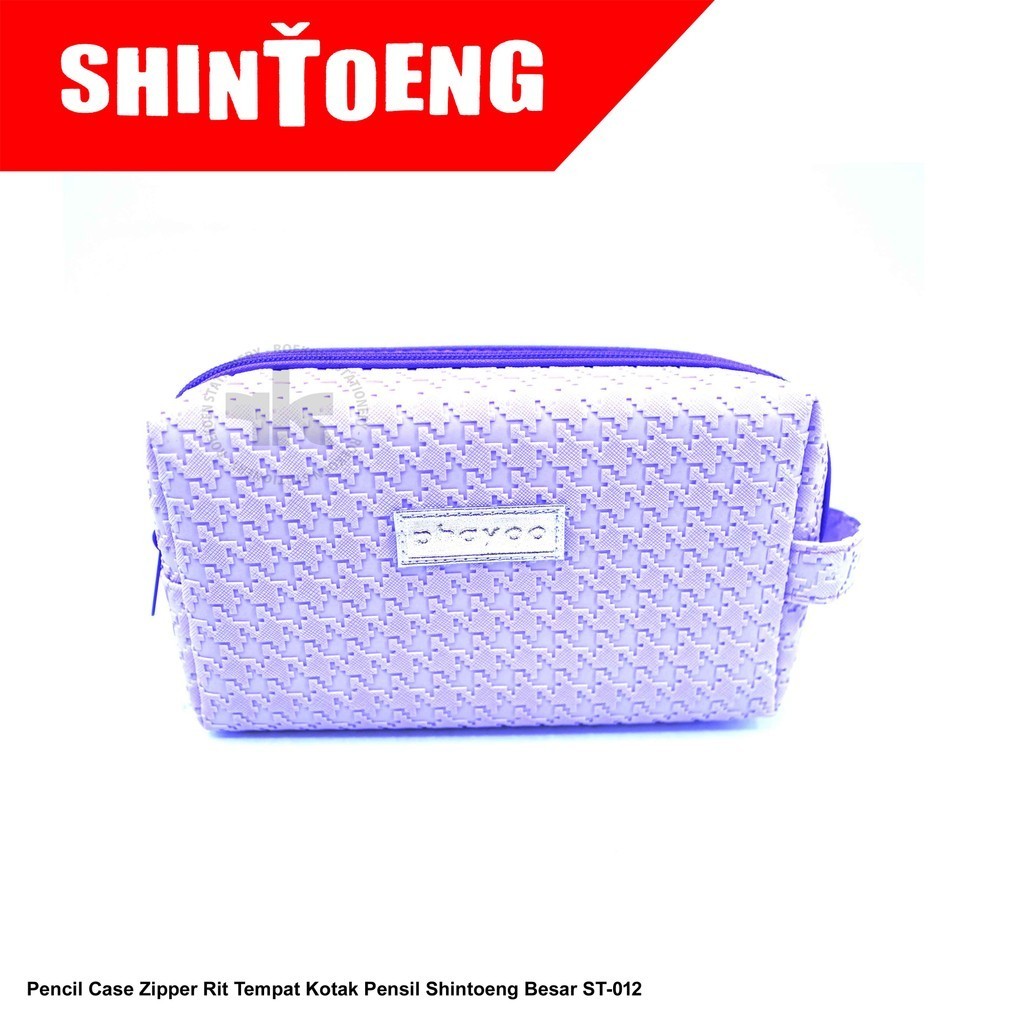 

Shintoeng Phayoo Pencil Case Kanvas Zipper Jumbo Netral ST-012 Phayoo Motif