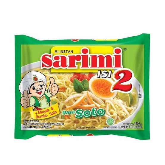 

Sarimi isi 2 rasa soto per pcs