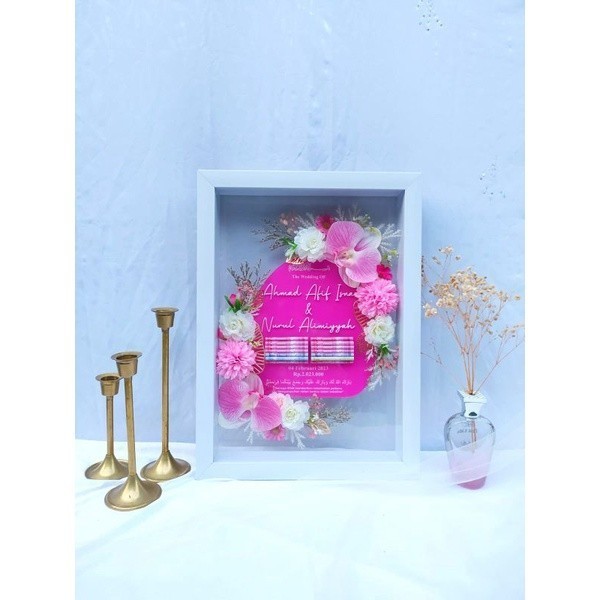 Mahar Rustic transparan Akrilik