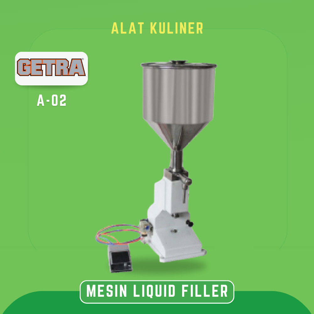 GETRA A-02 A 02 MESIN FILLING MESIN LIQUID FILLER SEMI OTOMATIS
