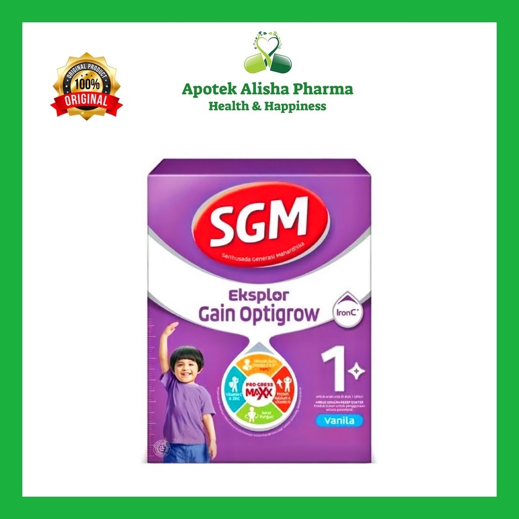 MX56TY SGM Eksplor Gain Optigrow 1+ 400gr - Susu Tumbuh Kembang / Menaikan Berat Badan Anak 1-5tahun