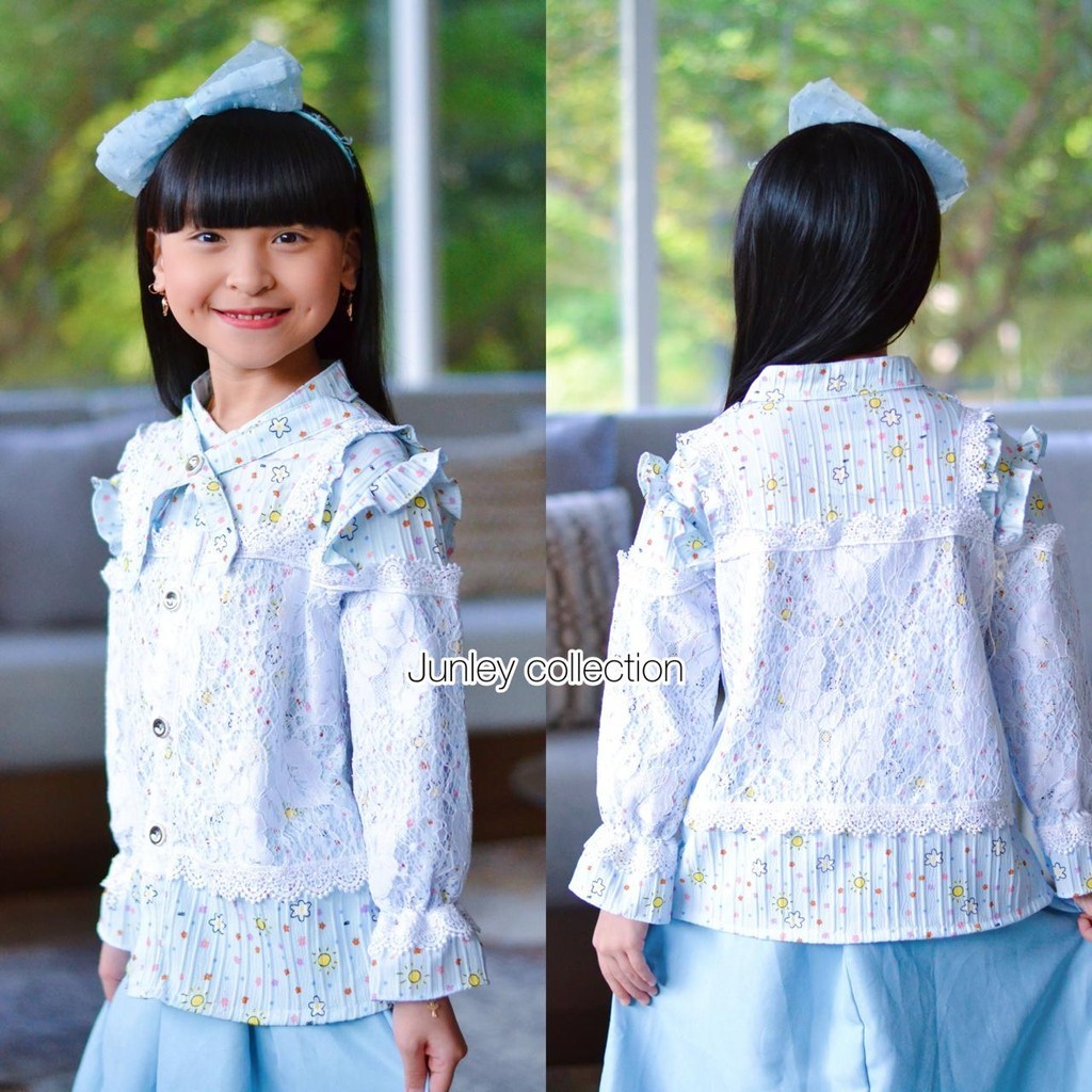 RB Patricia Setelan Rok Brukat Anak 2-12 Tahun Bahan Corduroy Berkualitas