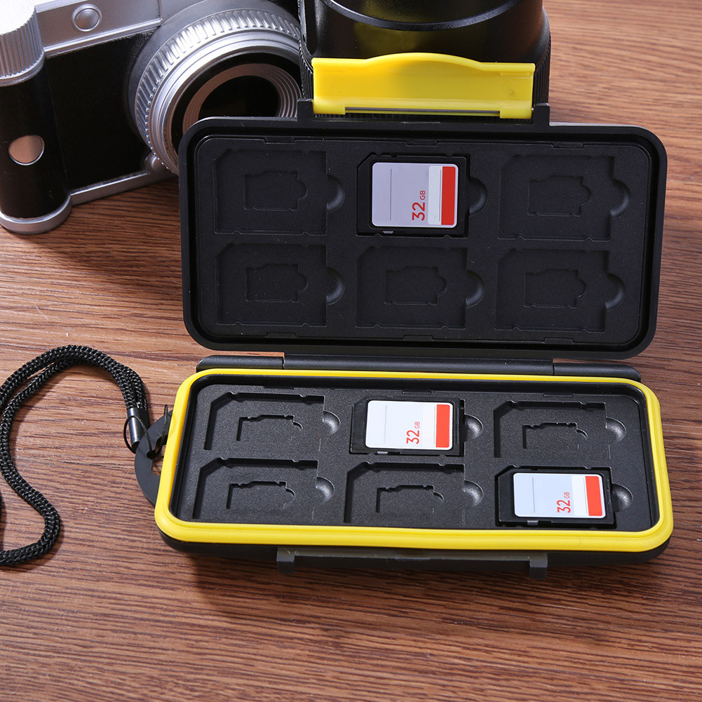 

Multi-grid Memory Card Case Anti-Shock Saving Deposit Card Box Protector Cover Large Capacity Portable for ID Credit Card Holder