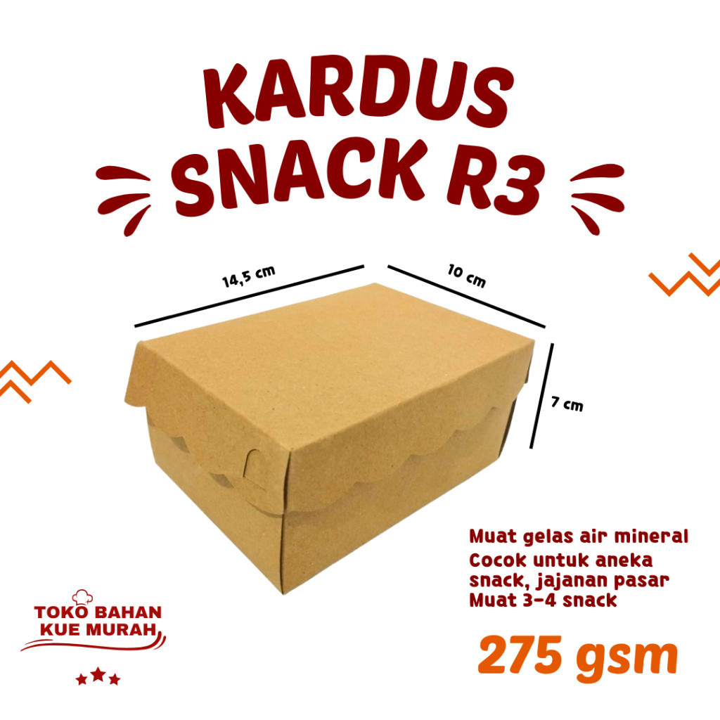 

KARDUS R3 MUAT AIR MINERAL GELAS DAN 3-4 SNACK / KARDUS R3