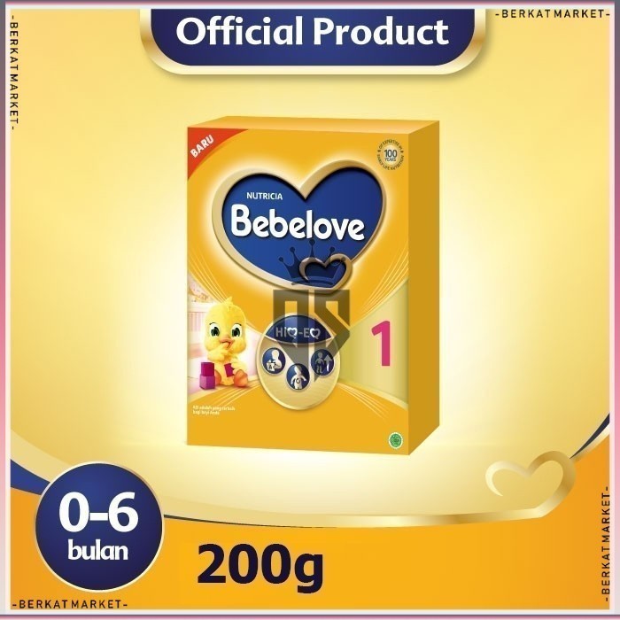 Susu Bebelove 1 Nutricia untuk 0-6 Bulan 200 Gr Gram