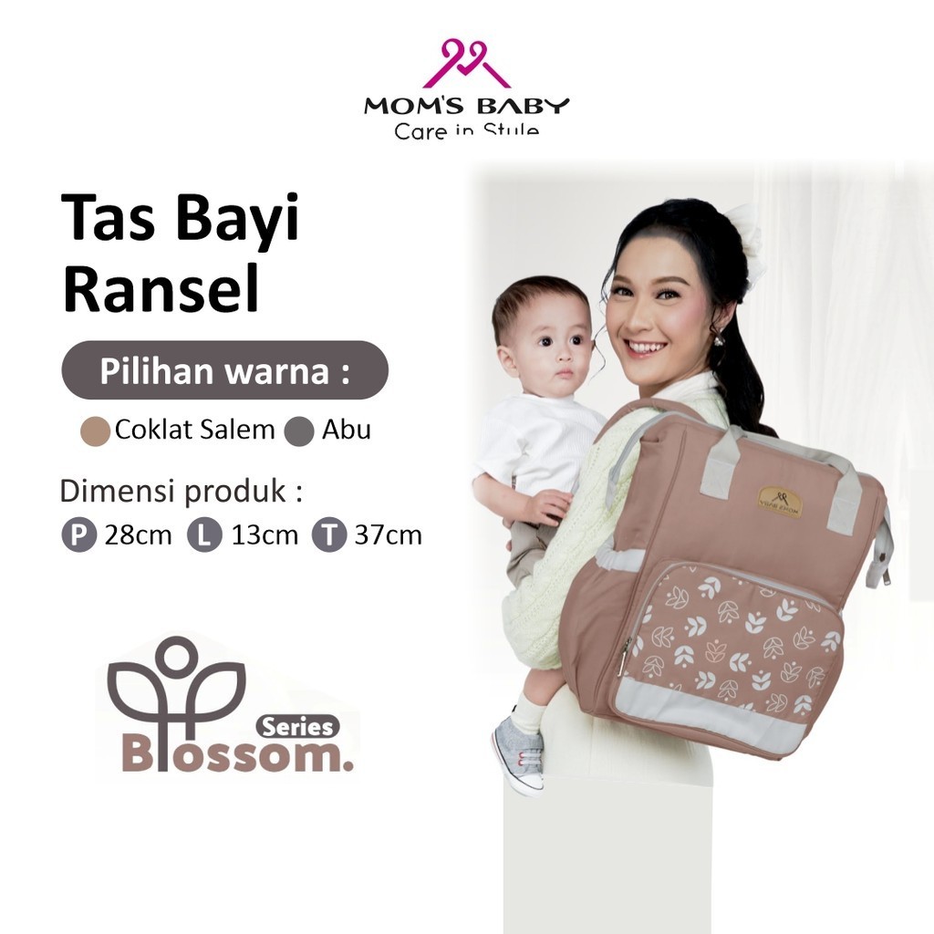 Mom's Baby Tas Bayi Ransel Blossom Series