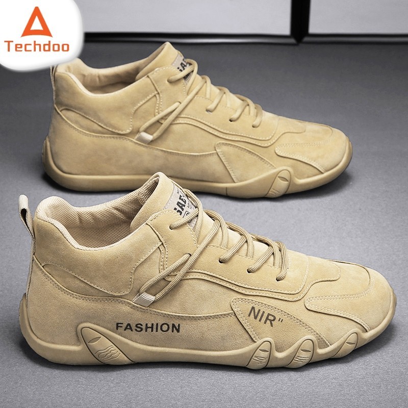 WY20WP Techdoo Sepatu Beck Pria Sepatu Pria Sneakers Casual Sport Running Olahraga Lari Shoes Tali A
