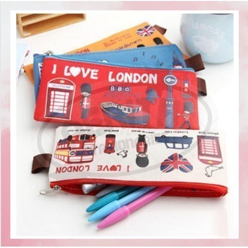 

KOTAK PENSIL KARAKTER MOTIF LONDON KARTUN LUCU / SOUVENIR