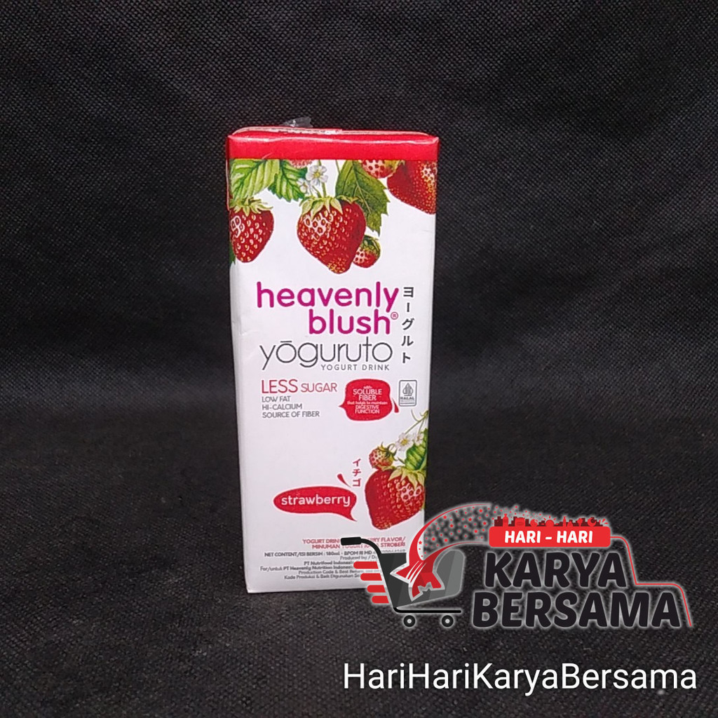 

HEAVENLY BLUSH YOGURT DRINK STRAWBERRY 180ML[NON-CHILLED AVAILABLE]