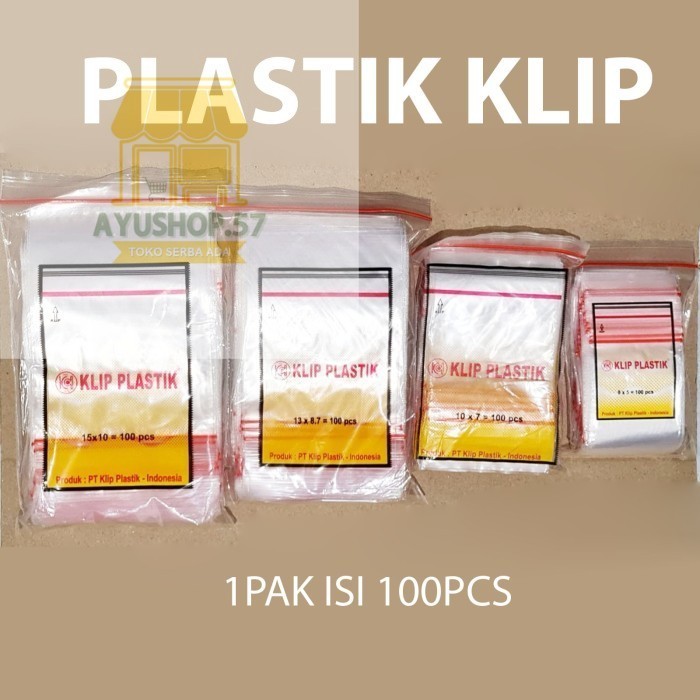 

PLASTIK KLIP - 10x7 - AYUSHOP57