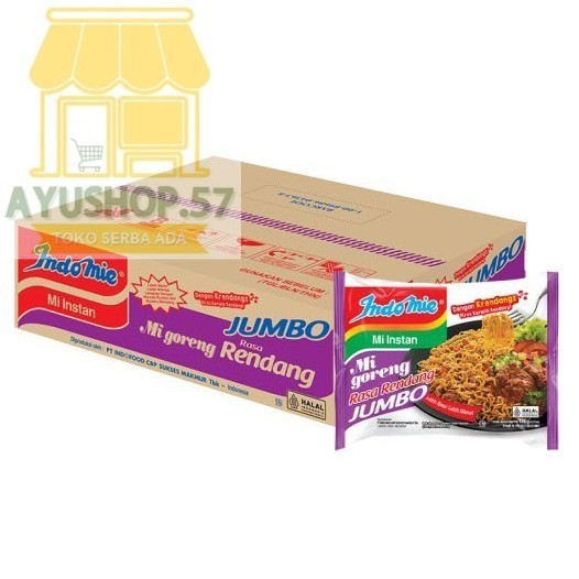 

INDOMIE JUMBO RENDANG 1 DUS ISI 24 - AYUSHOP57