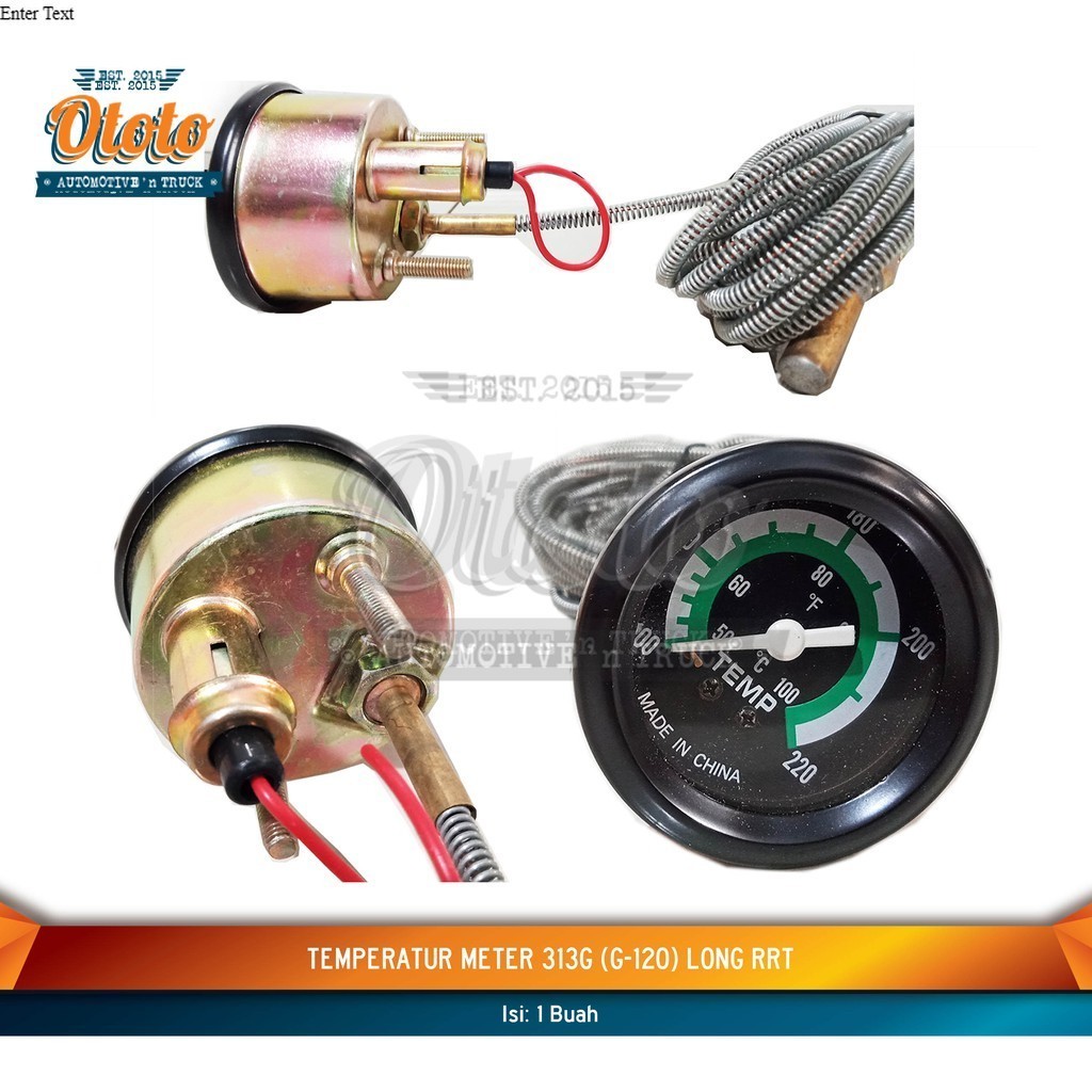 Temperatur Meter LONG G-120 3meter - WATER TEMPERATURE METER PANJANG
