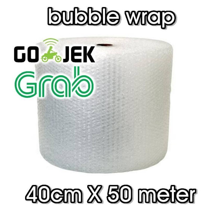 

BUBBLE WRAP Bening 40cm x 50m Buble Wrapping Pack Eceran Murah