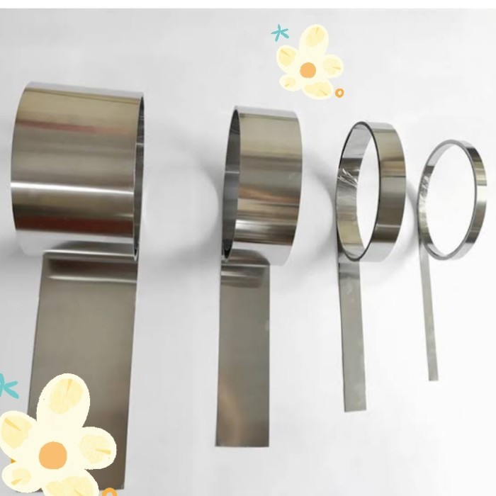 plat strip stainless 304 tebal 0.4 mm x 25 mm