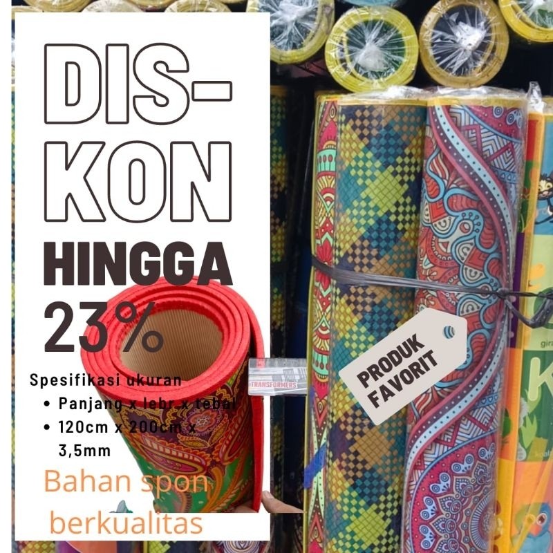 KARPET PLASTIK SPON JUMBO 240X200CM ANTI SLIP