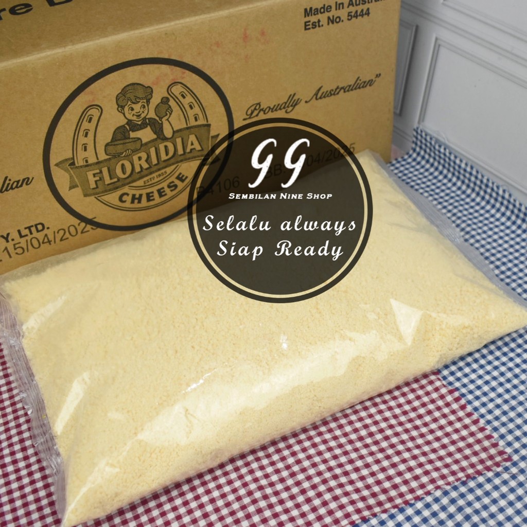 

FLORIDIA Grated PARMESAN cheese 2 KG Keju Bubuk Parmesan florida