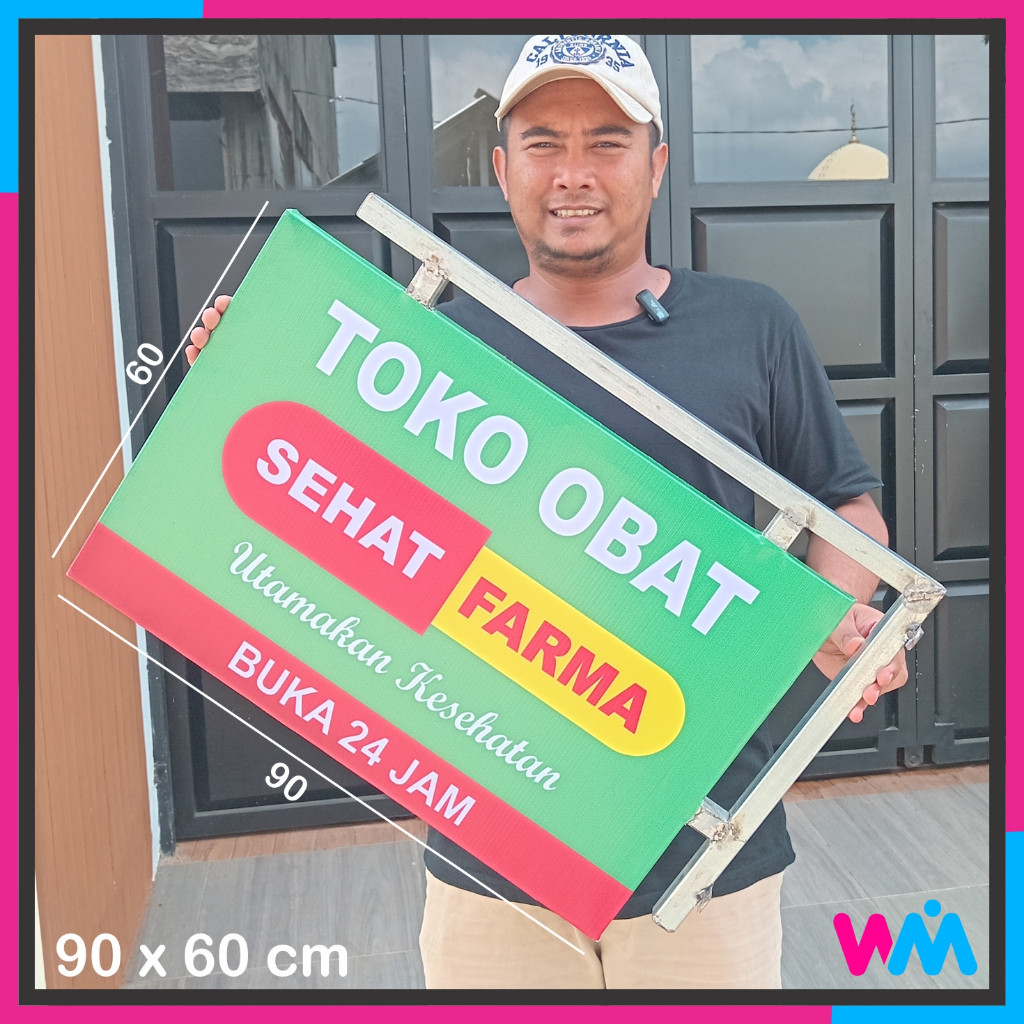 

Plakat Papan Nama Besi 90 x 60 cm