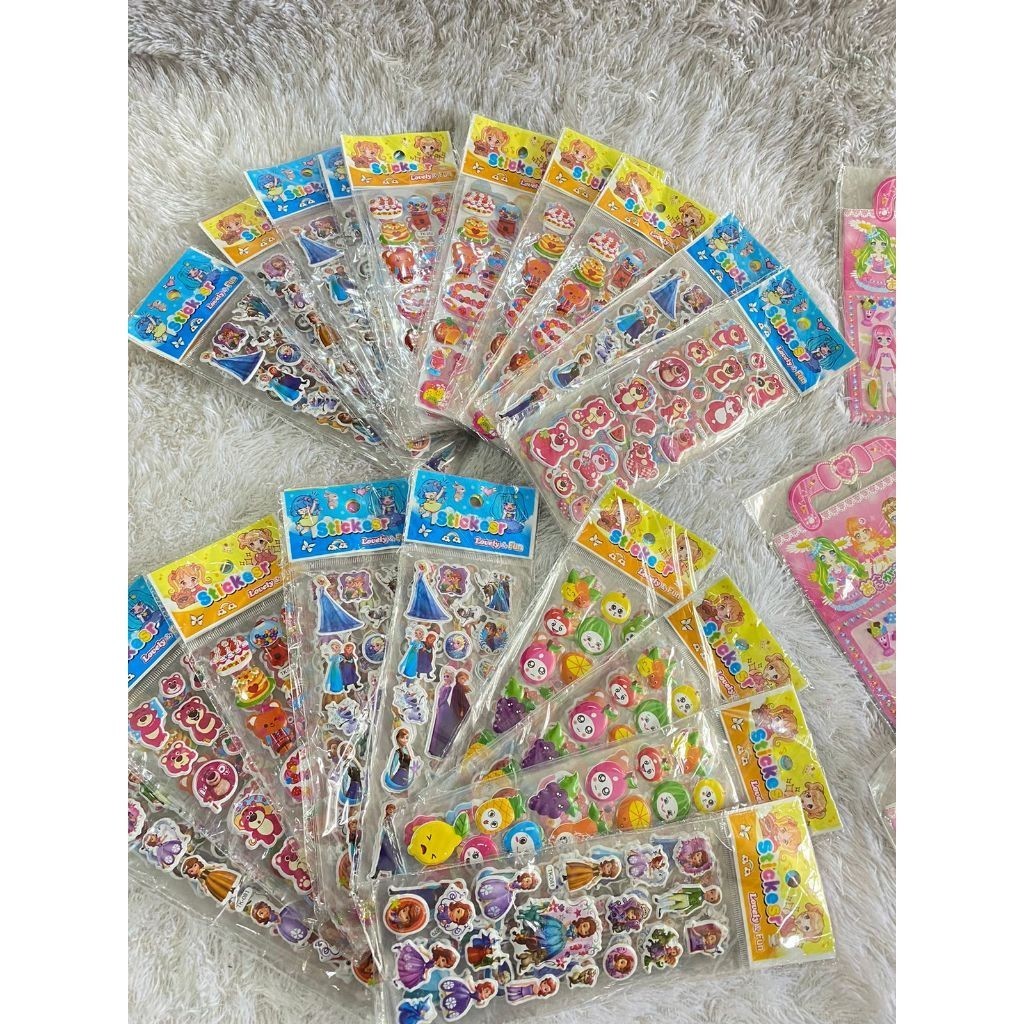 

Stiker Anak Timbul Karakter Dan Stiker Model Tas / Karakter RANDOM / Mainan Anak (1pcs)