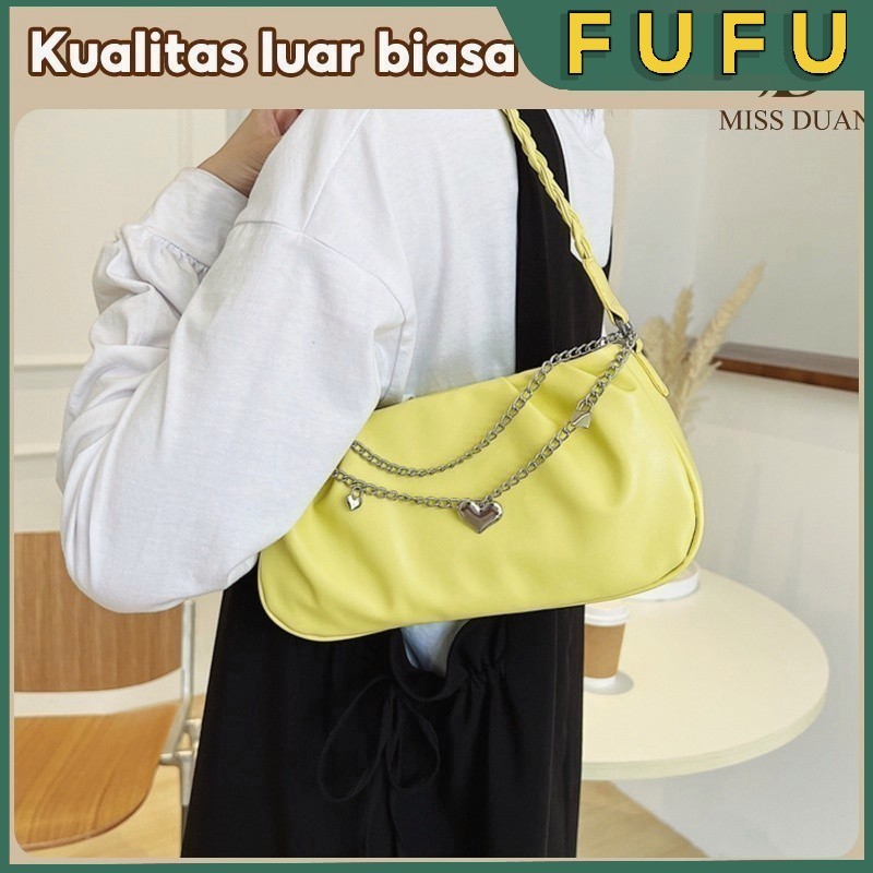 FUFU Tas jinjing / tas bahu / tas undangan / tas tali rantai / tas tali kepang / mini tas / tas keci