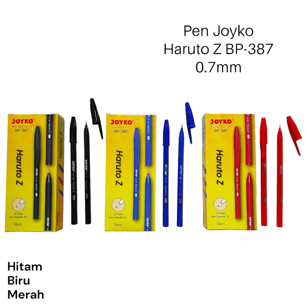 

Joyko Pulpen Haruto Z 1 Pack BP-387 / Bolpoin Joyko Ballpoint Pena 1 Pak