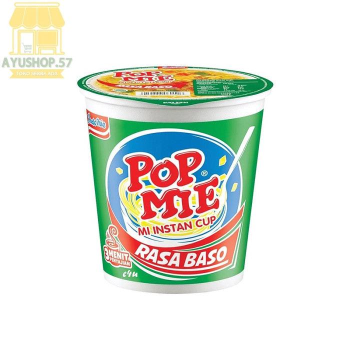 

Pop Mie instant Cup [75gr] - Baso - AYUSHOP57