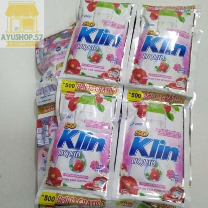 

Soklin Liquid sachet [22mlx24pcs/renceng] - KoreanCamelia - AYUSHOP57