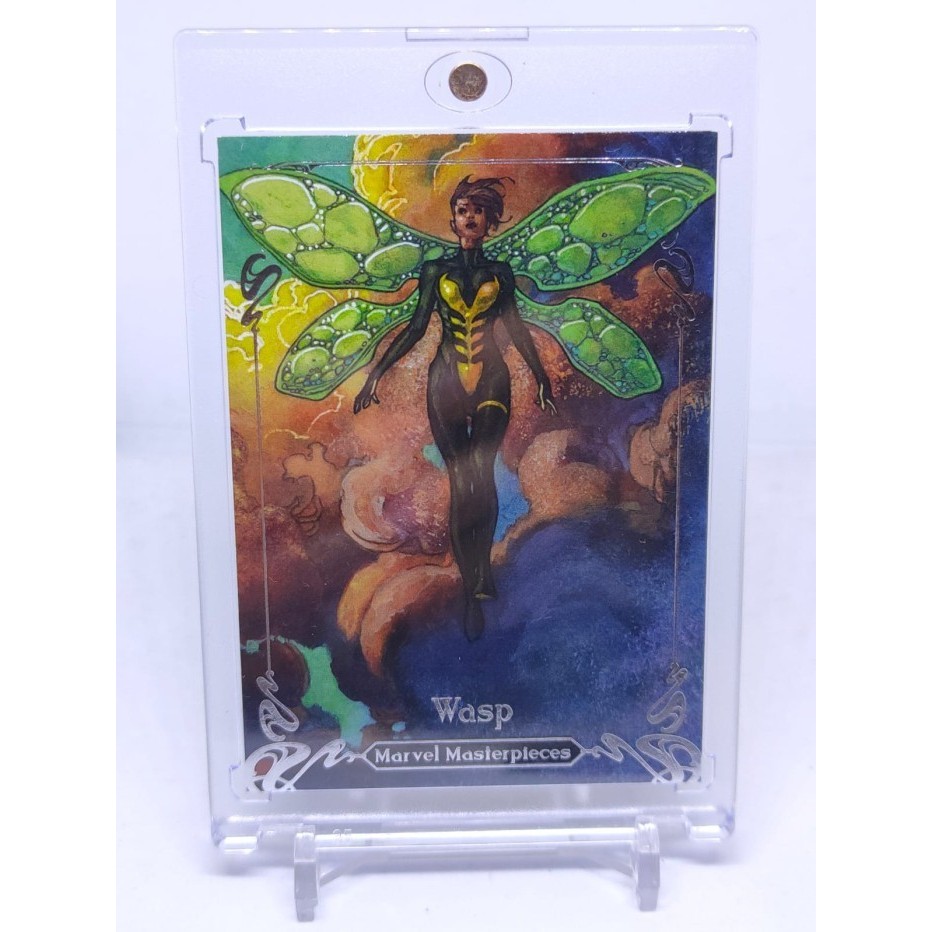 ORIGINAL Kartu Marvel Masterpieces WASP Ant Man SILVER Thick Card RARE