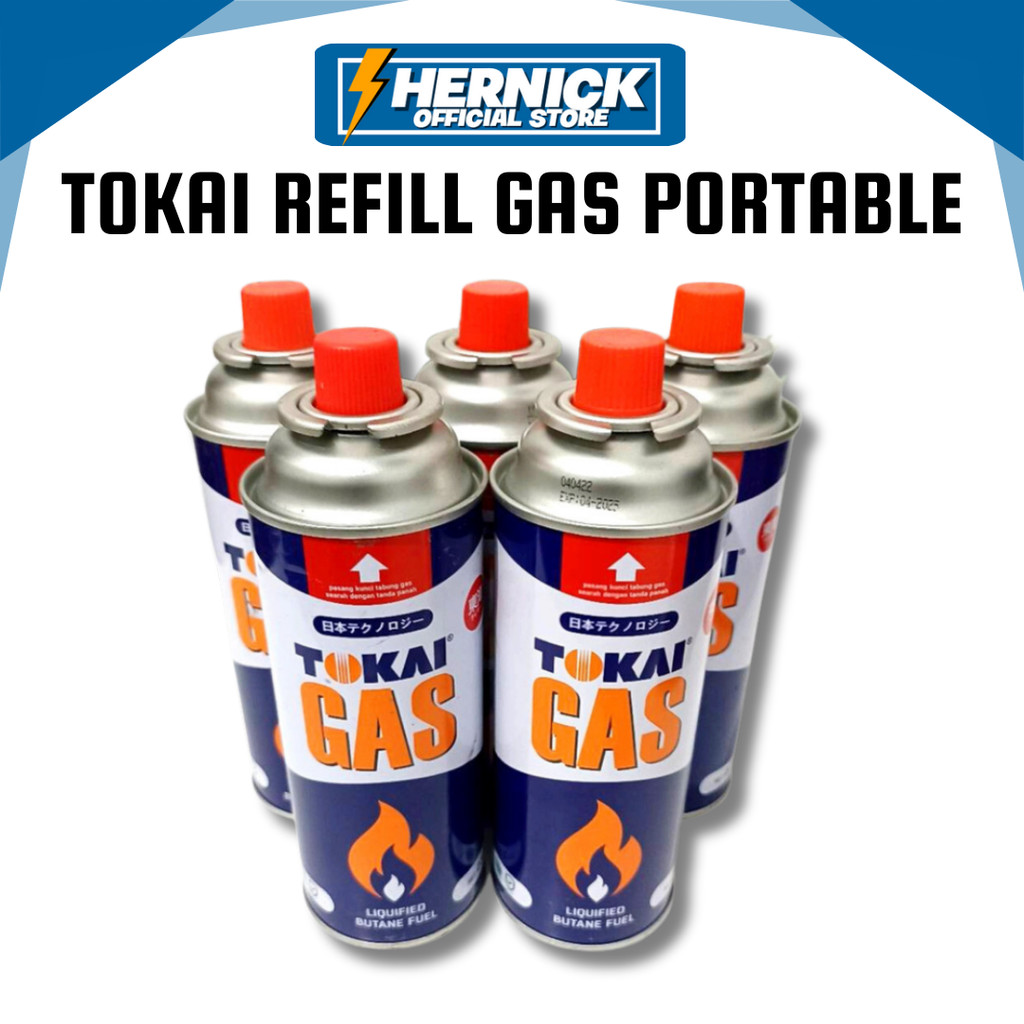 Gas Portable Tokai 235 Gr Gas Kompor Portable Gas Kaleng Tokai Refill - TOKAI GAS HERNICKSTORE