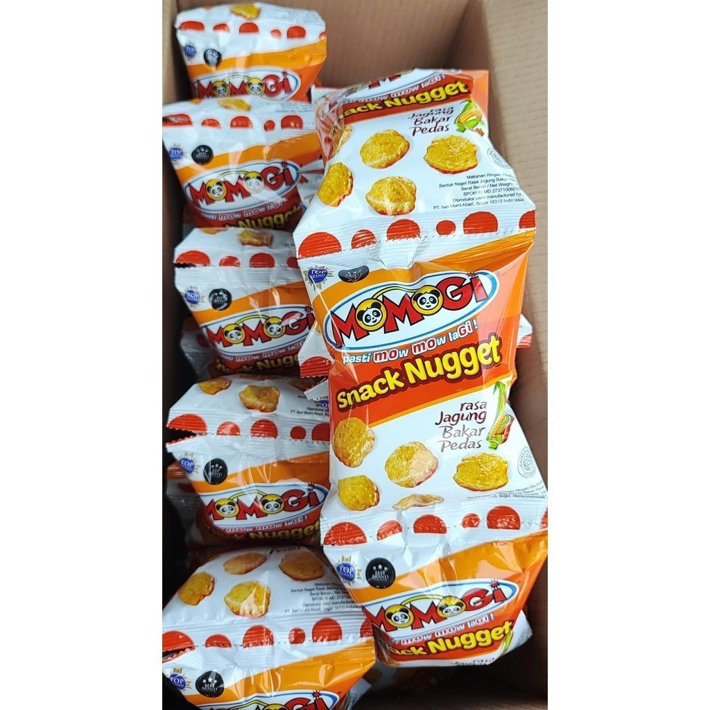 

Momogi Nugget Jagung Bakar Pedas 10 gr PCS