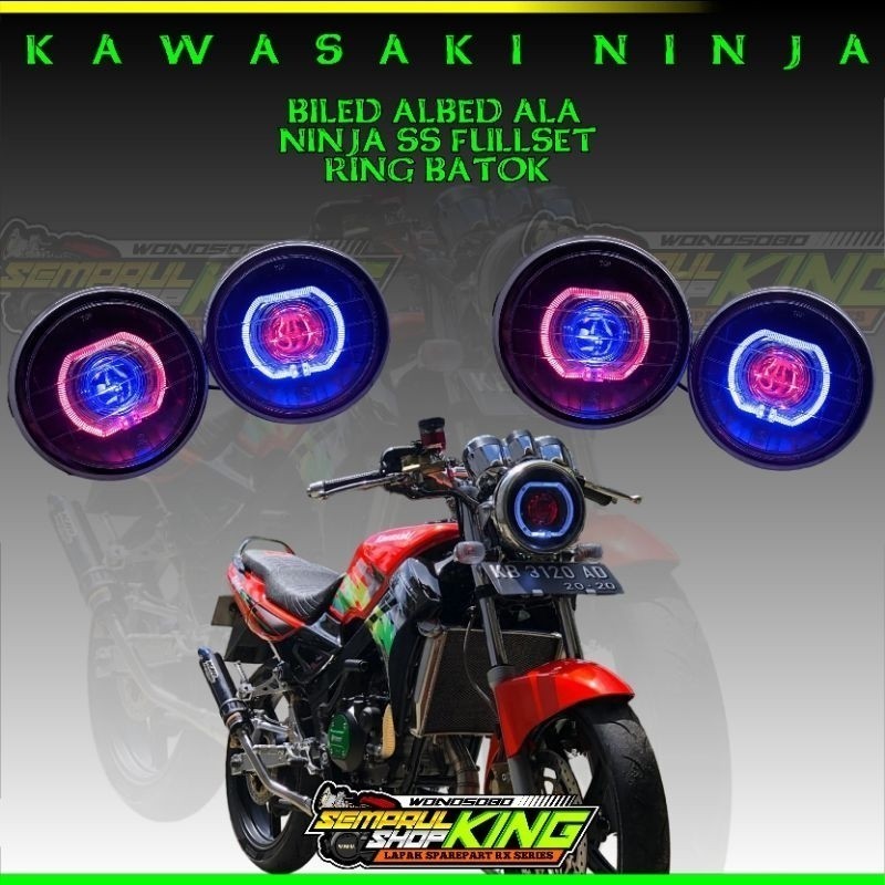 Biled Albed Ninja SS ninja R bilet Ala Ninja bulat Fullset Ring batok