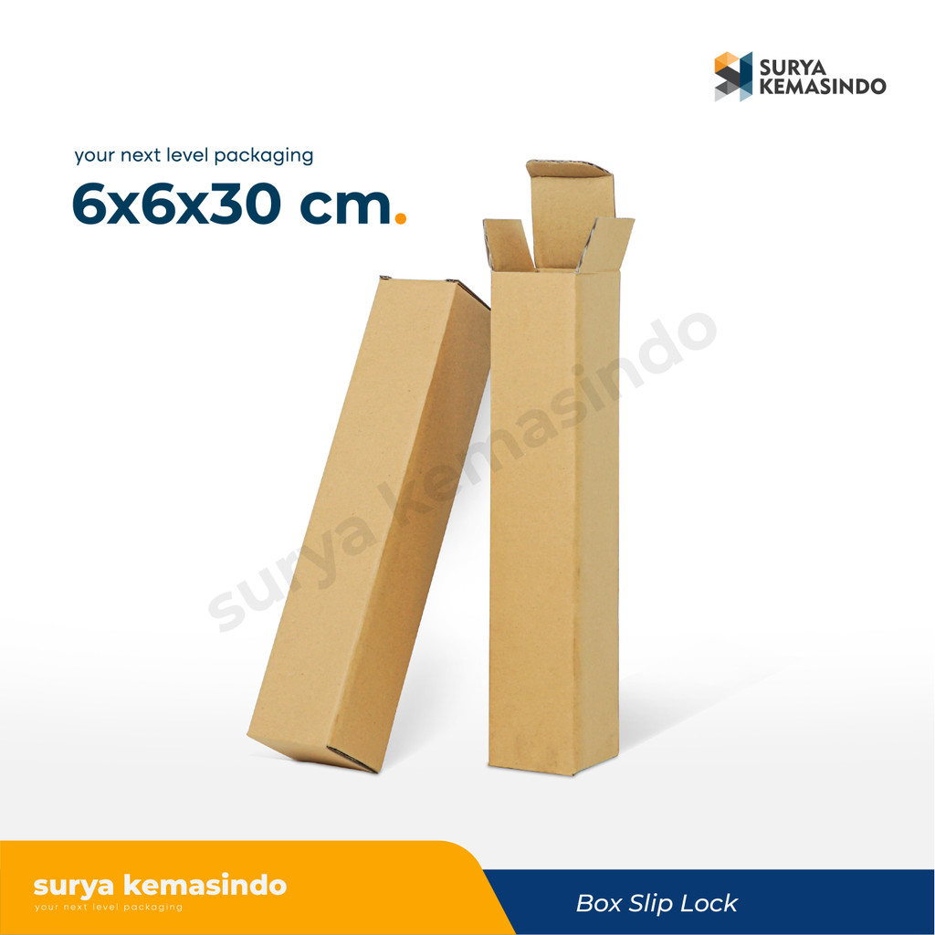 

Box 6x6x30 cm. box/kardus/kemasan/boxpanjang/boxroll/tinggi30