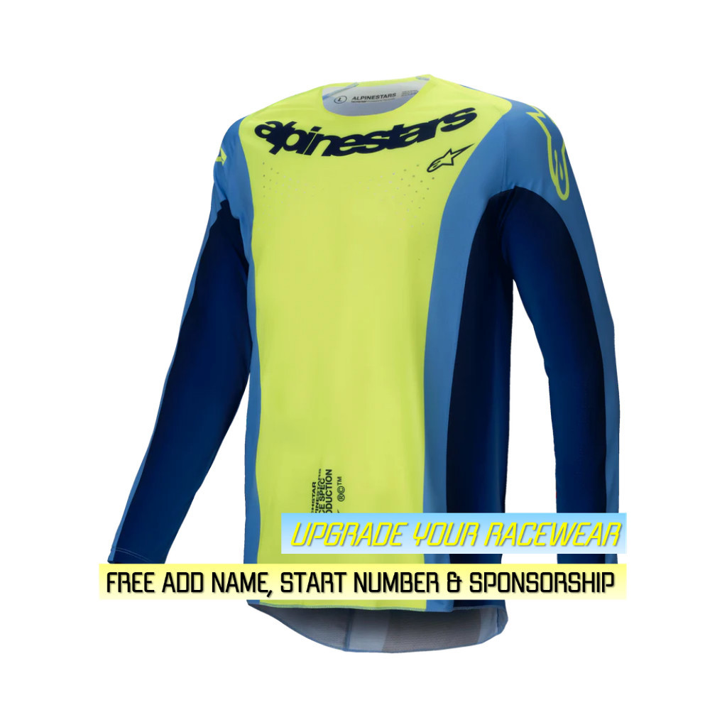 JERSEY SET WITH GLOVES MOTOCROSS TRAIL SPORTWEAR DRYFIT PREMIUM SUPER SOFT FABRIC FREE CUSTOM NAME &